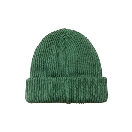 Sage green organic cotton winter beanie