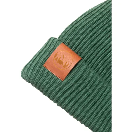 Sage green organic cotton winter beanie