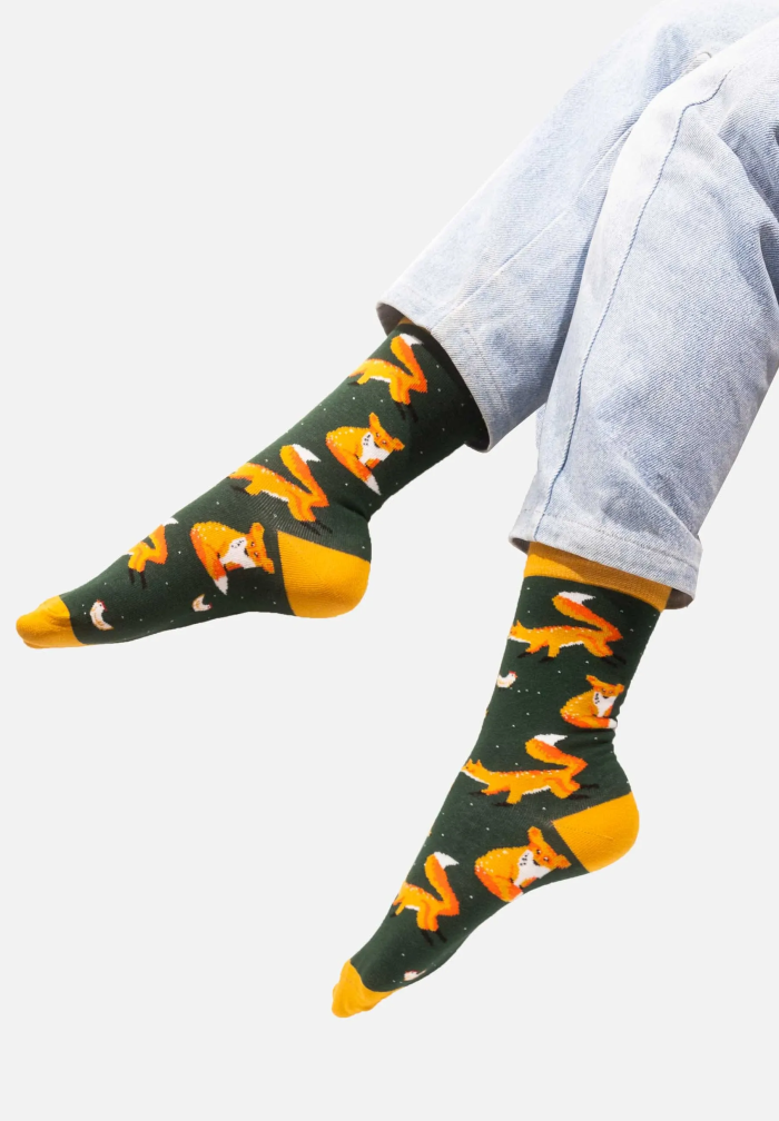 Socks Incredible Mr. Green Fox