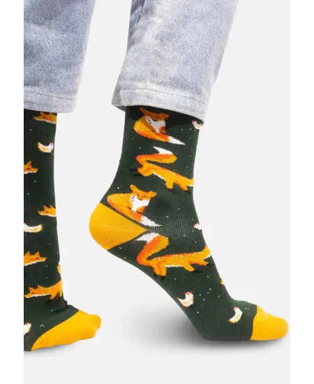 Socks Incredible Mr. Green Fox