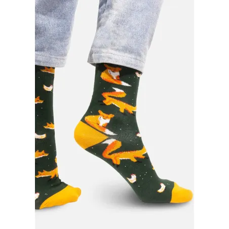 Socks Incredible Mr. Green Fox