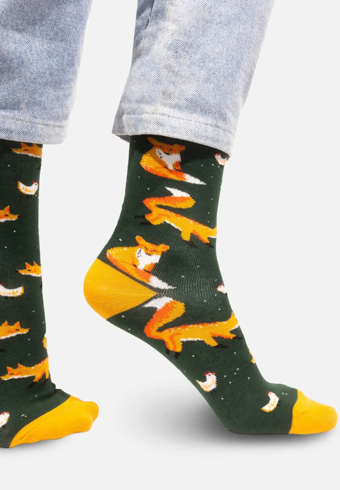 Socks Incredible Mr. Green Fox