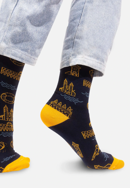 Socks Travel around Cracow