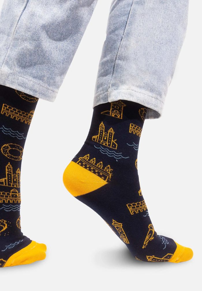 Socks Travel around Cracow