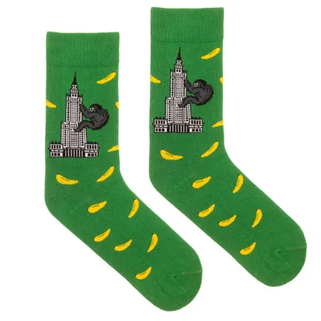 Socks Palace of Culture and Science with King Kong