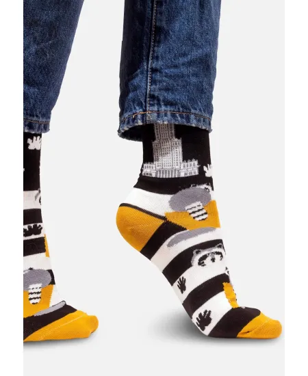 Socks Organic Cotton Palace of Culture Raccoon