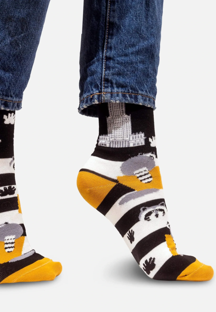 Socks Organic Cotton Palace of Culture Raccoon