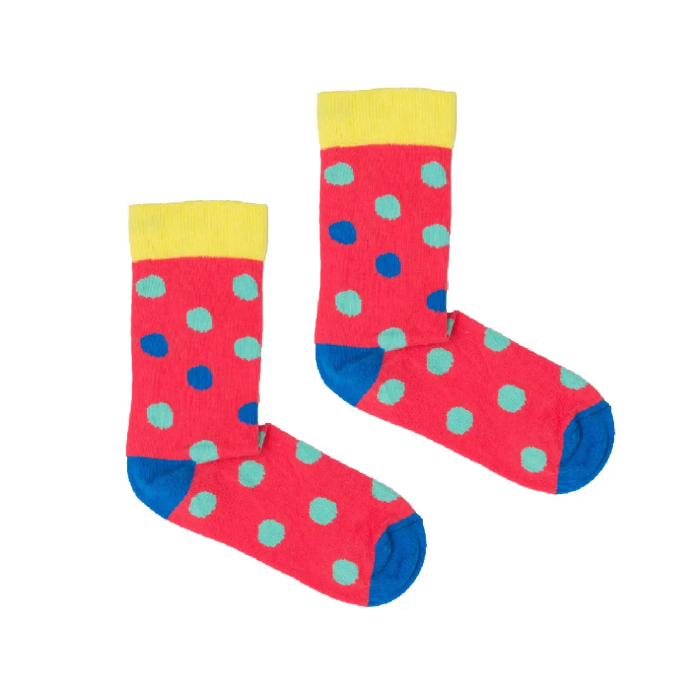 Socks classic big dots pastel