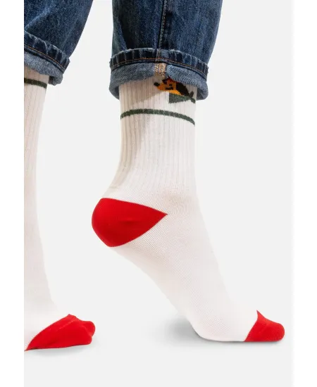 Sport organic cotton socks with Dog