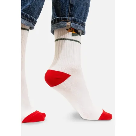 Sport organic cotton socks with Dog