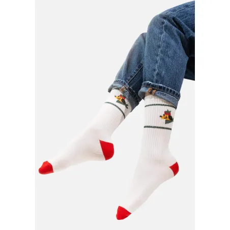 Sport organic cotton socks with Dog