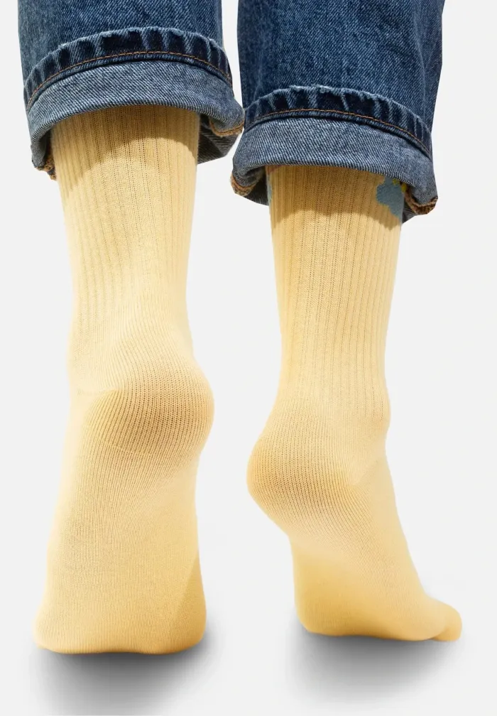 Skarpetki sportowe z bawełny organicznej Słońce