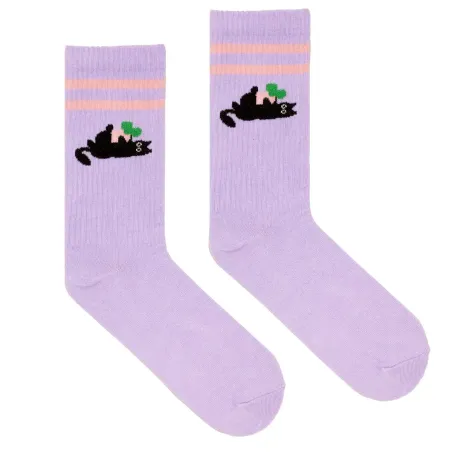 Sport organic cotton socks Cats Mischief