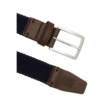 Recycled woven belt navy blue
