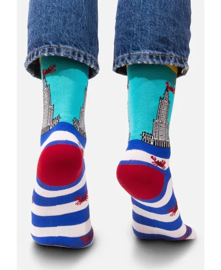 Socks Organic Cotton Palace of Culture with Crabs