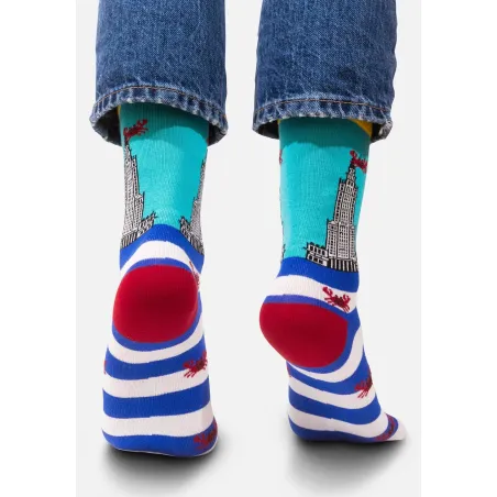 Socks Organic Cotton Palace of Culture with Crabs