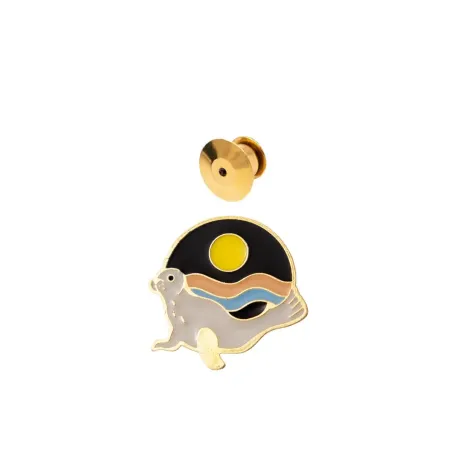 Pin Foka Szara