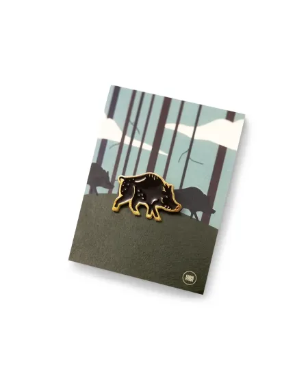 Pin Black Boar