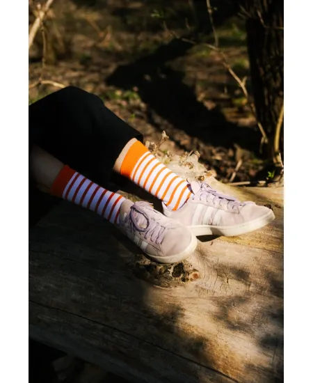 Socks Organic Cotton Sand Stripes