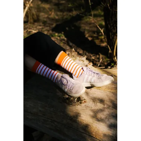 Socks Organic Cotton Sand Stripes