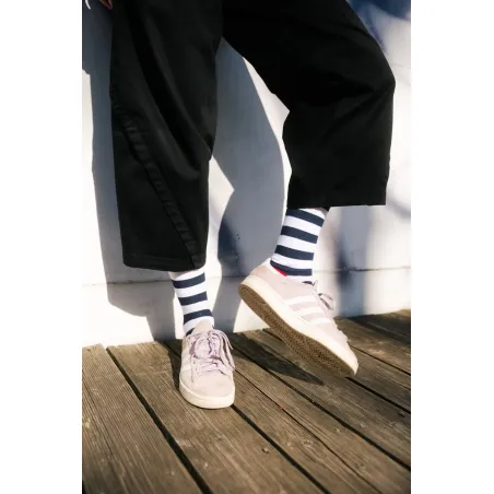 copy of Socks Organic Cotton Thick Sailor Stripe