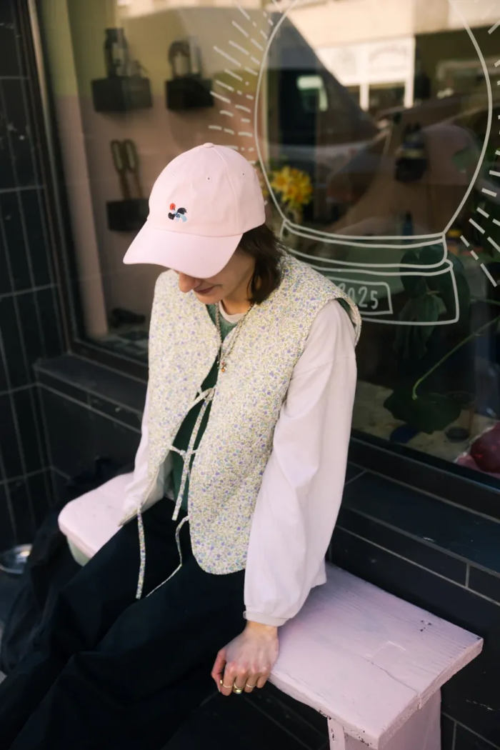 Baseball cap Crane light pink