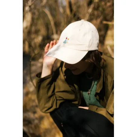 Baseball cap made of organic cotton Volcano