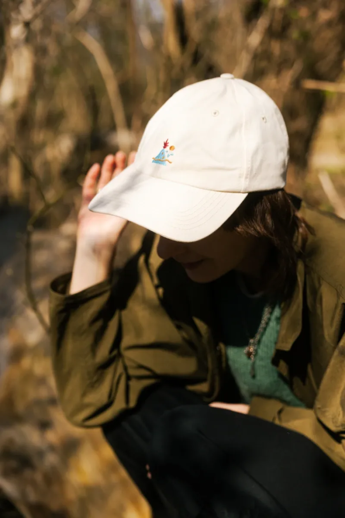 Baseball cap made of organic cotton Volcano
