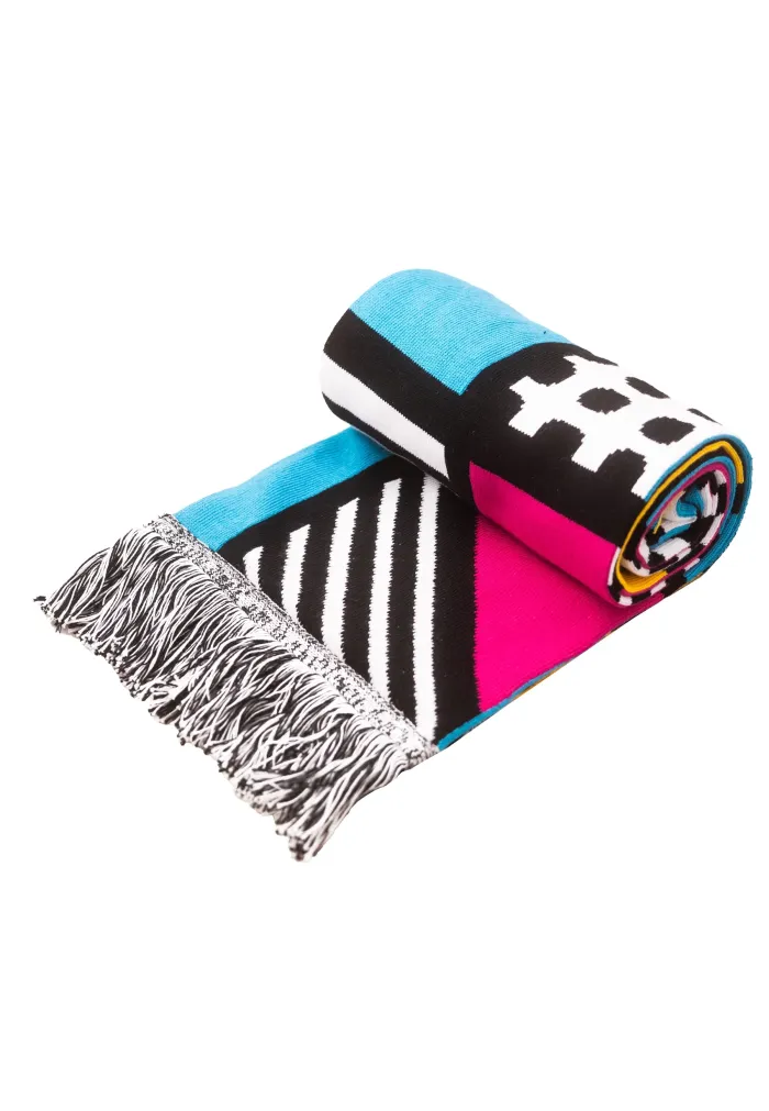 Organic cotton scarf Memphis 3