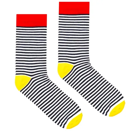 Socks Organic Cotton Thin Sailor Stripe