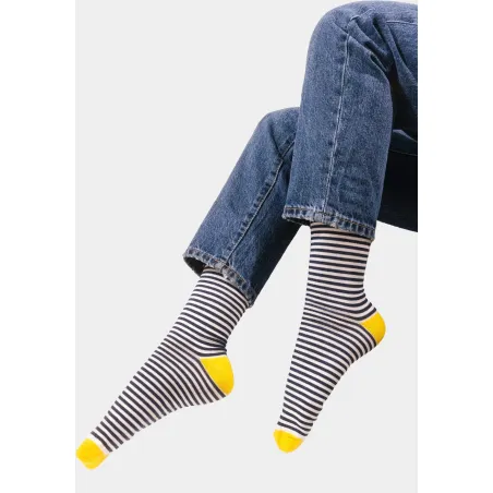 Socks Organic Cotton Thin Sailor Stripe