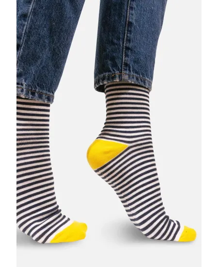 Socks Organic Cotton Thin Sailor Stripe