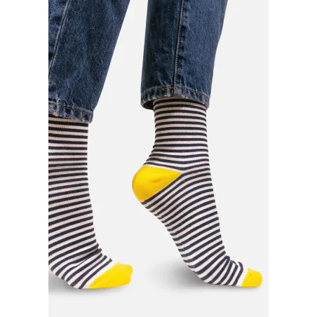 Socks Organic Cotton Thin Sailor Stripe