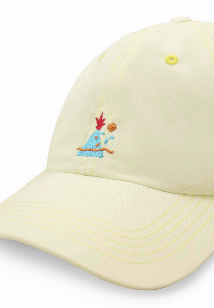Baseball cap Volcano light yellow