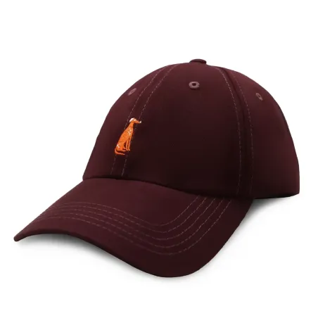 Baseball cap Dog dark plum