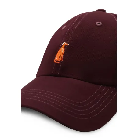 Baseball cap Dog dark plum