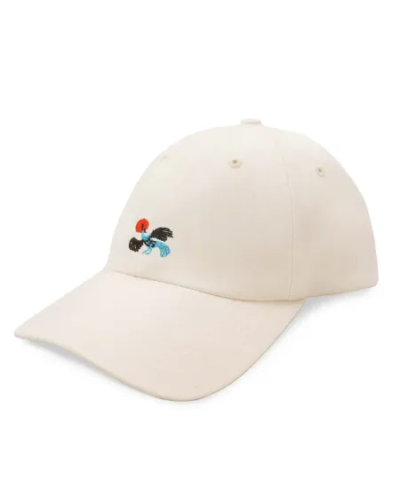 Baseball cap made of...