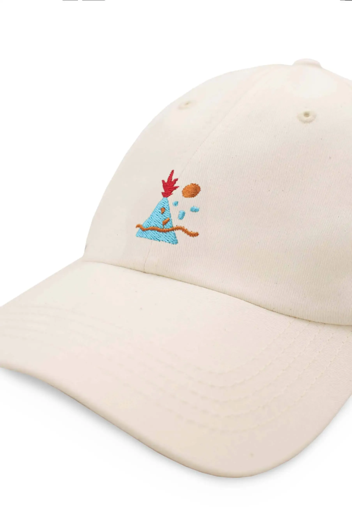 Baseball cap made of organic cotton Volcano