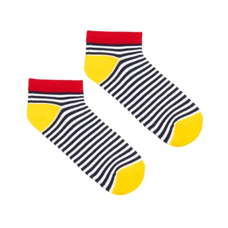 Organic Cotton Socks Ankle Socks with Sailor Stripes Thin