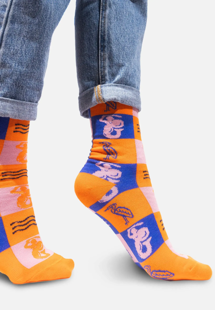 Socks Organic Cotton Warsaw checker