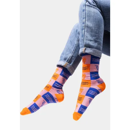 Socks Organic Cotton Warsaw checker