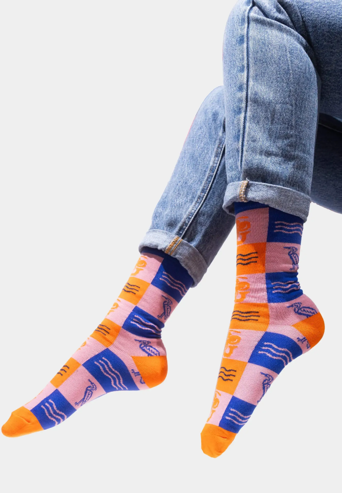 Socks Organic Cotton Warsaw checker