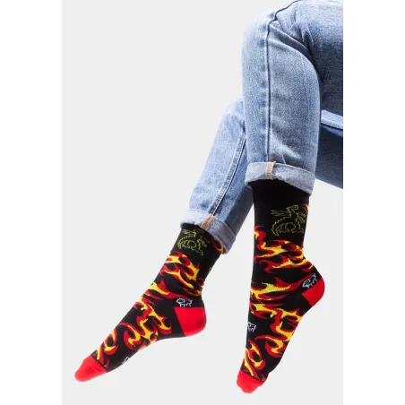 Socks Organic Cotton Wawel Dragon and the Knight