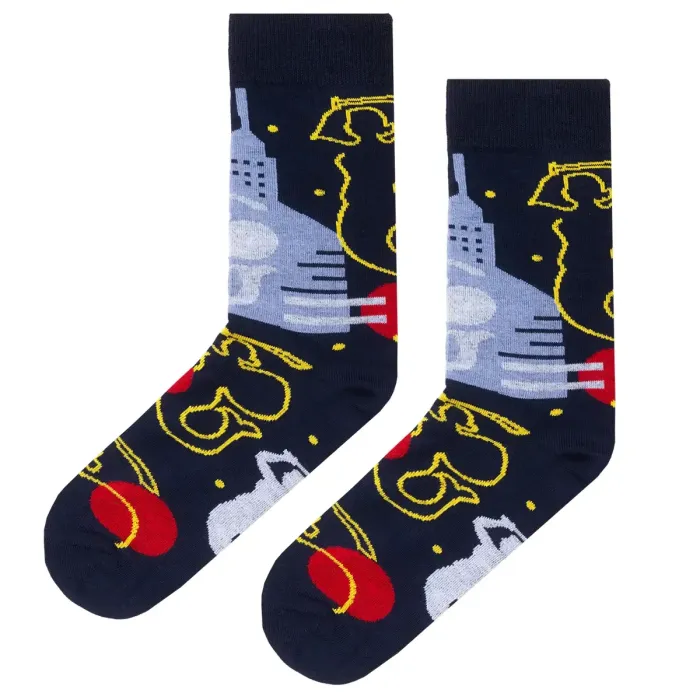 Socks Organic Cotton Warsaw at night