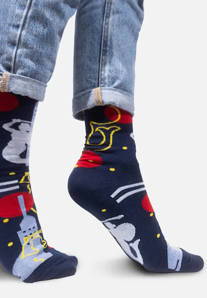 Socks Organic Cotton Warsaw at night