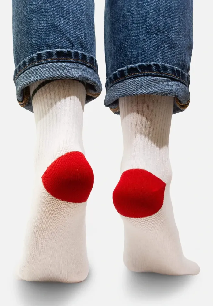 Sport organic cotton socks with Dog