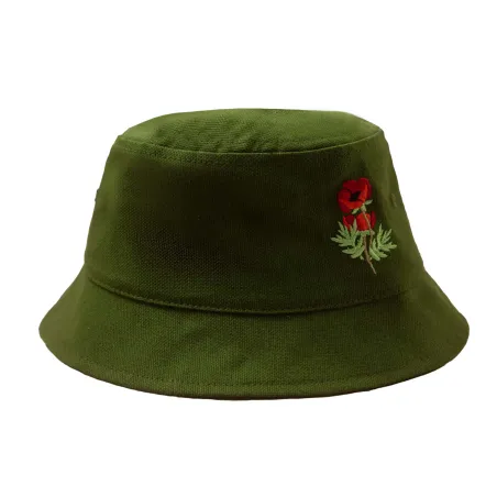 Kapelusz bucket hat Mak zielony KABAK x Kombinat Konopny