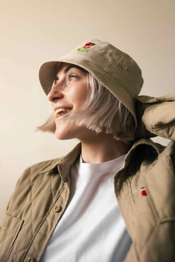 Kapelusz bucket hat Mak KABAK x Kombinat Konopny