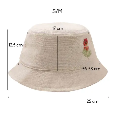 Kapelusz bucket hat Mak KABAK x Kombinat Konopny