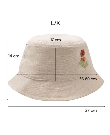 Kapelusz bucket hat Mak KABAK x Kombinat Konopny